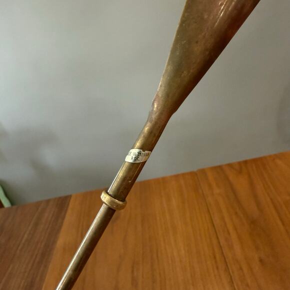 Vintage Brass Shoe Horn Back Scratcher Hand - Picture 8 of 9